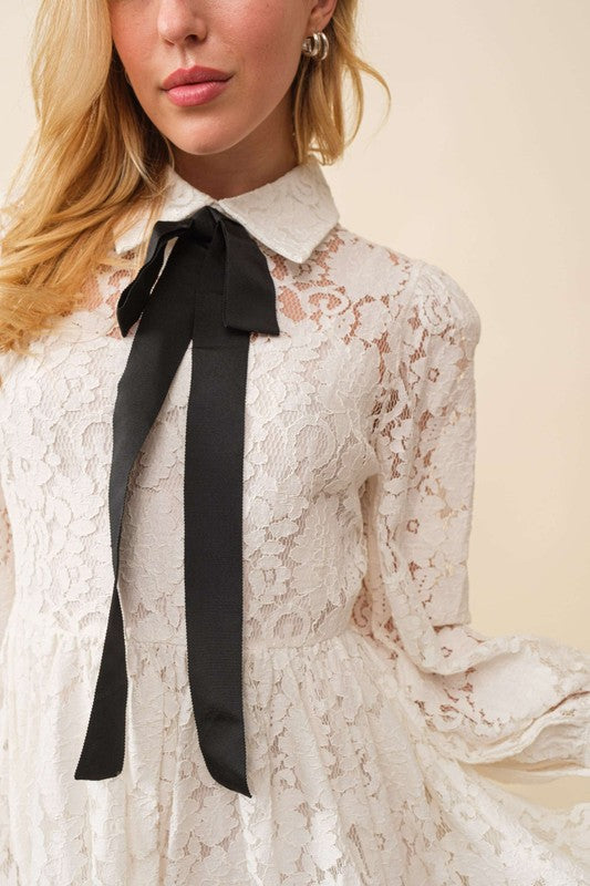 Whitney Lace Mini Dress