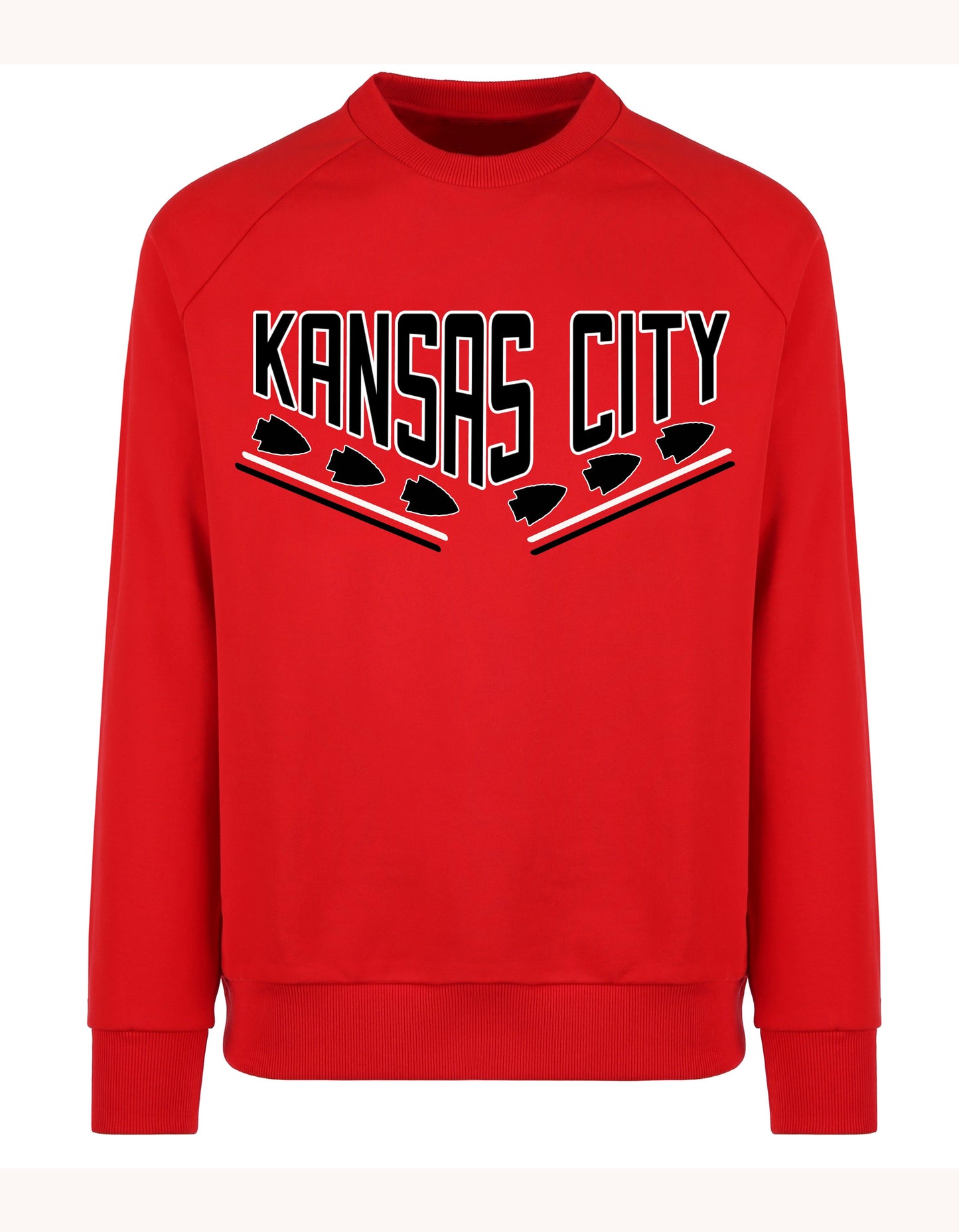 KC Red Friday Crewneck Sweater (Black/White))