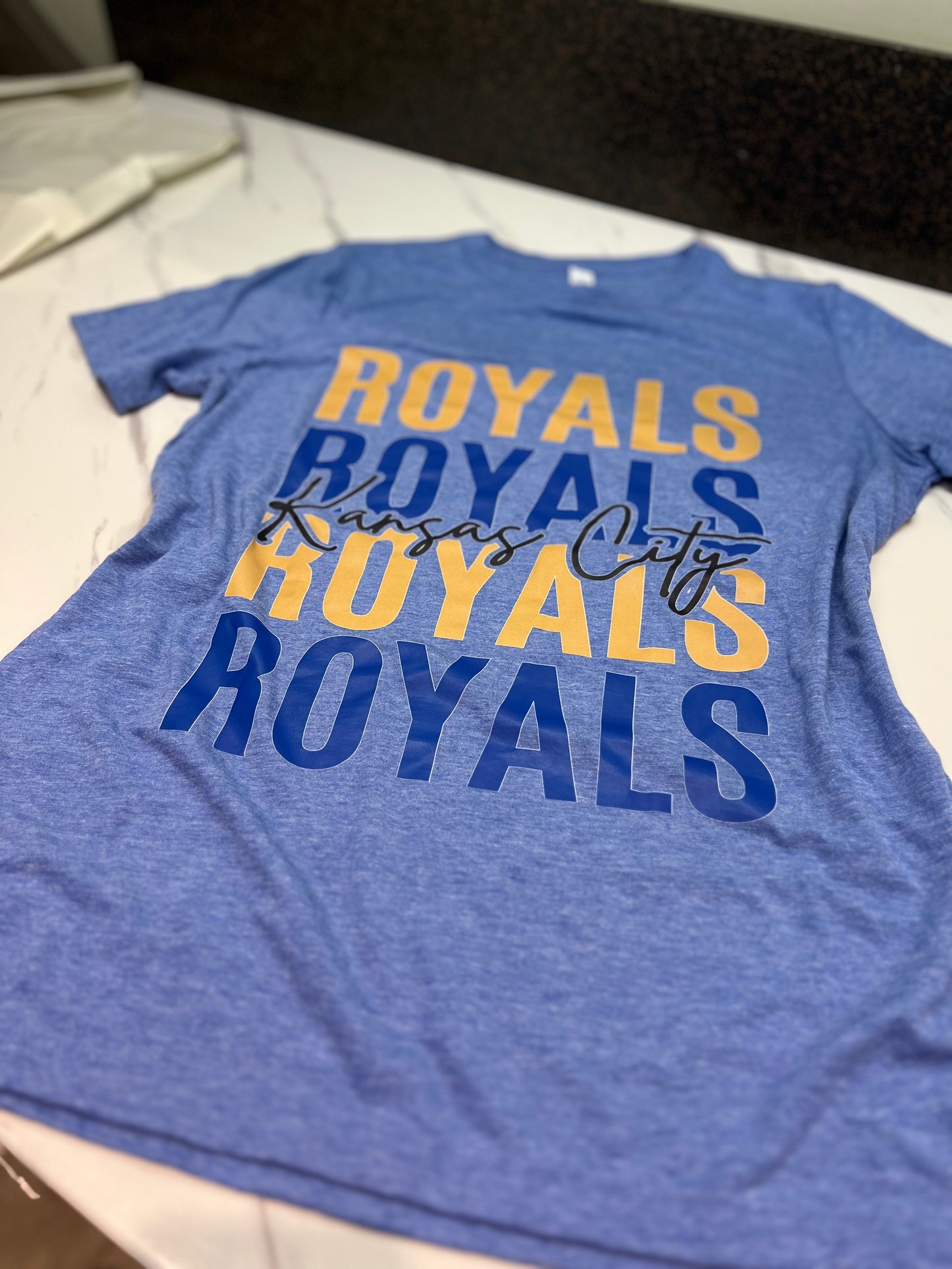 Kansas City Baseball Tee (Light Blue)