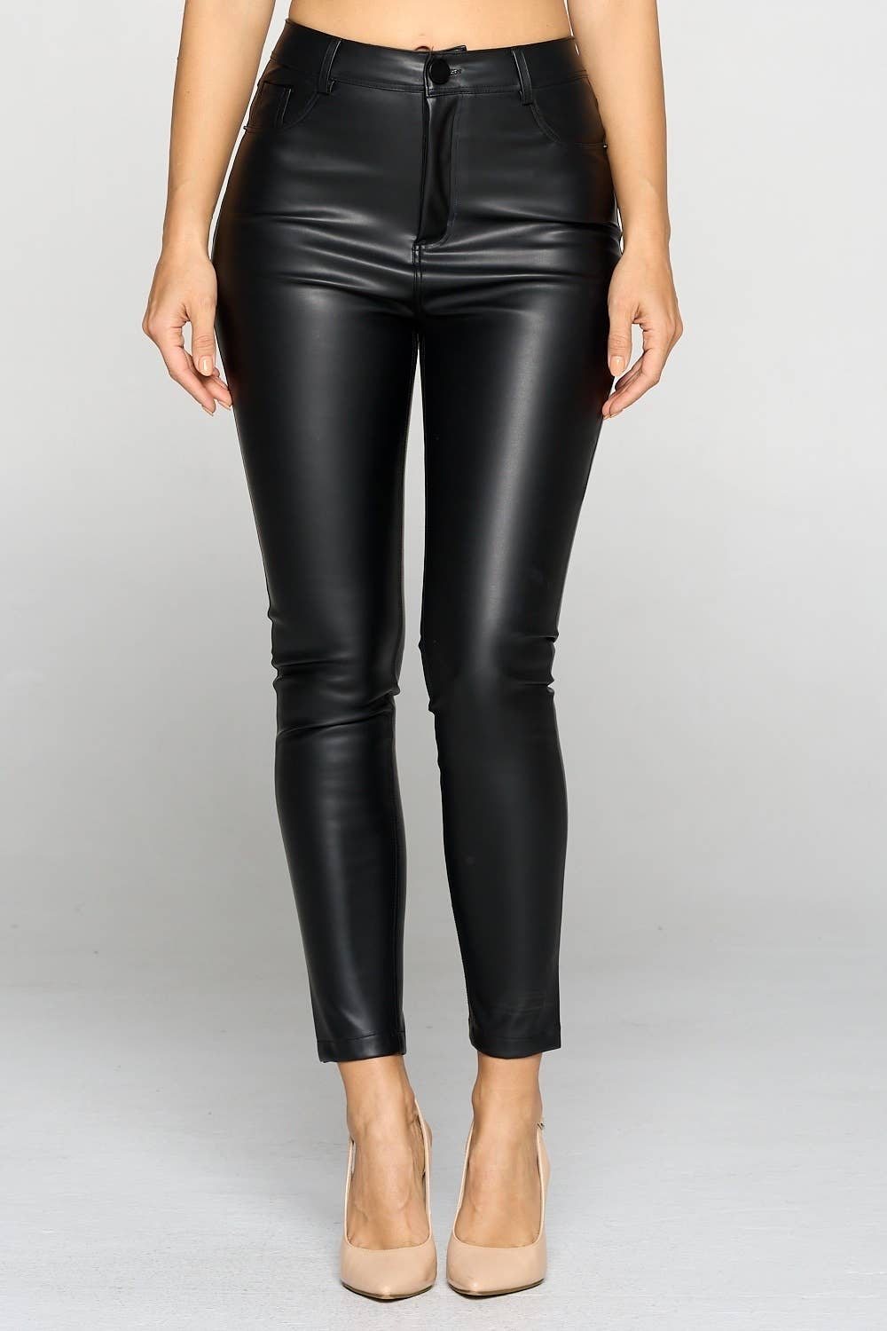 Faux Leather Pants